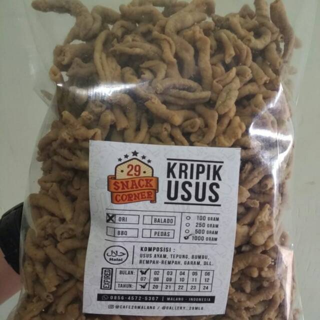 

Kripik Usus 1 kg Kualitas Premium