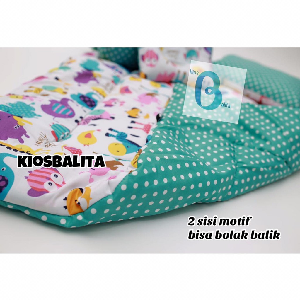 FREE BANTAL MENYUSUI ARM PILLOW!! Baby Bed Set Bedcover Selimut Bantal Bayi Cover Alas Tidur Baby