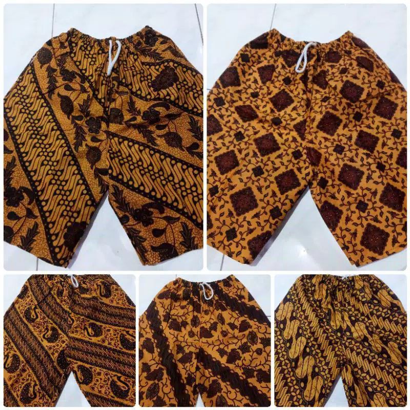 CELANA PENDEK BATIK CELANA COLOR BATIK DEWASA PRI WANITA