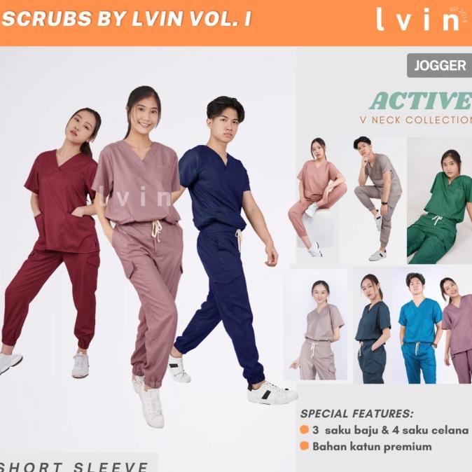 [Lvin] Baju OKA Joger Active / Baju Jaga / Set Baju Celana / Baju OK