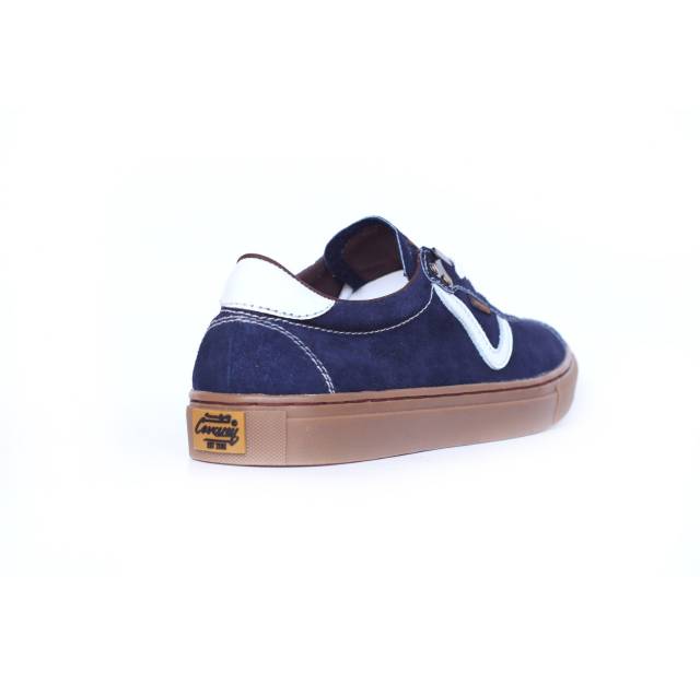 Sepatu Lokal Shoes Local Pride Cevany Ballad Os Low Cut Navy Gum