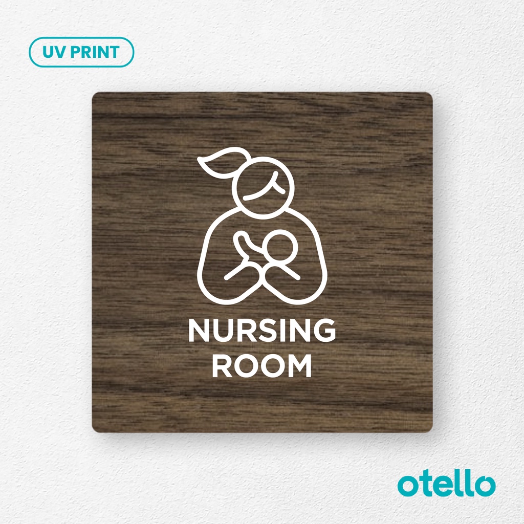 Signage Nursing Room Sign Board Pojok Asi Label Tempel Ruang Menyusui Papan Petunjuk Ruangan Room Tag Dinding