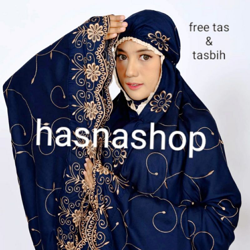 Mukena Dewasa Terbaru Gracella Full Bordir, Jumbo, murah