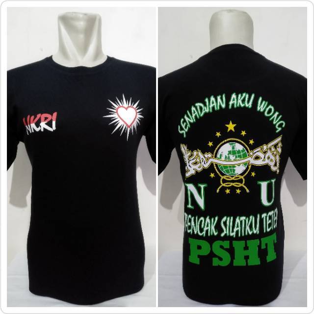 Kaos NU silat PSHT plastisol