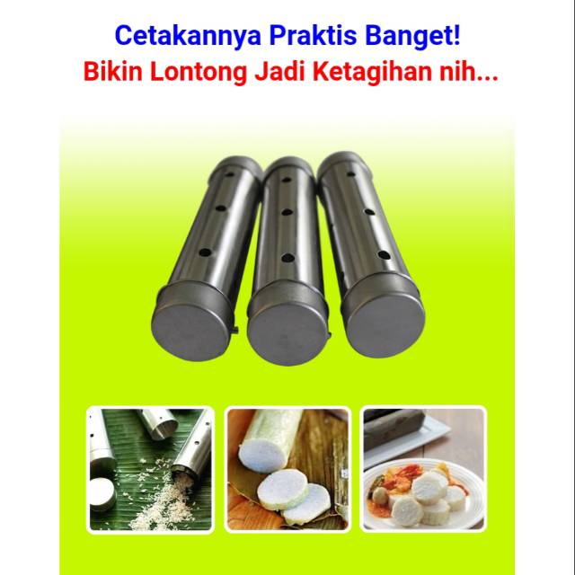 Cetakan Lontong 15 Cm X 4 Cm Murah 1 Lusin (packing Dus)