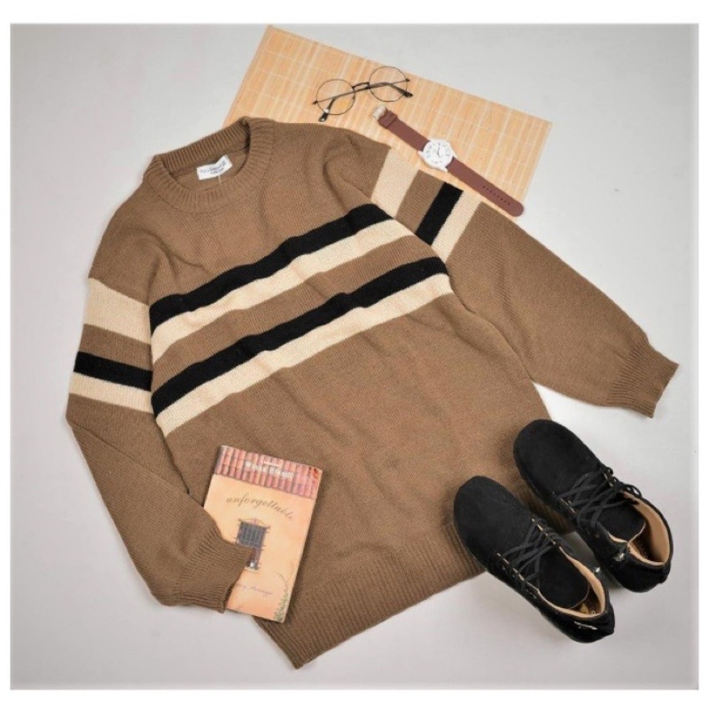 Sweater Rajut Lita Lengan Panjang
