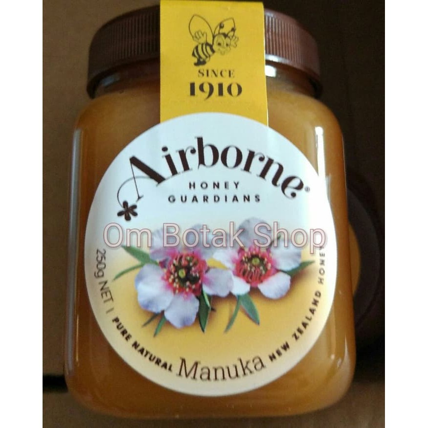 

Madu Airborne MANUKA 250 gram New Zealand Honey Impor Antibiotik Alami - MMD1395