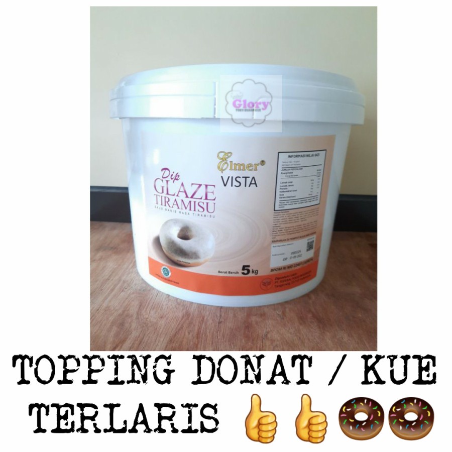

elmer dip glaze tiramisu 5 kg