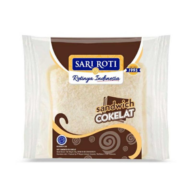 

SARI ROTI Sandwich Cokelat 46 g