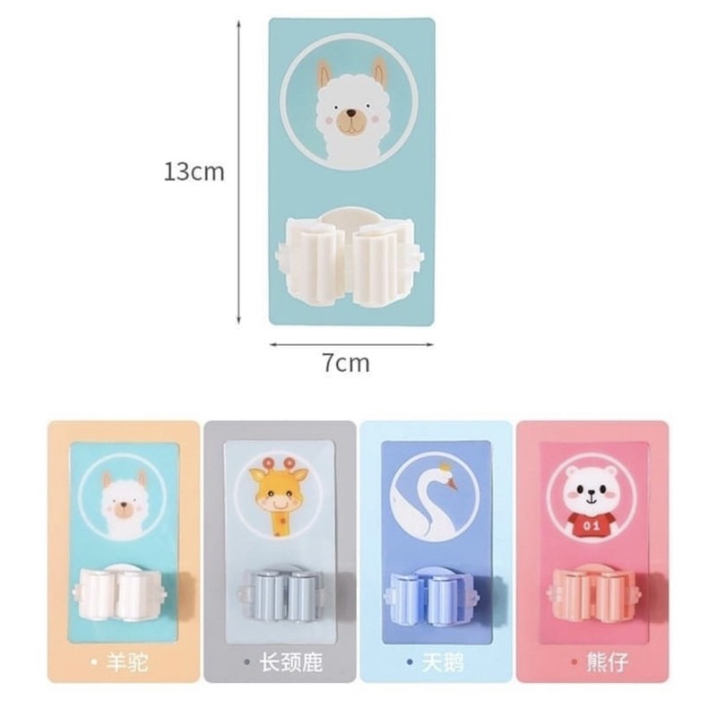 [AZ] Gantungan Sapu Penjepit Sapu Single Mop Holder Mop Clip