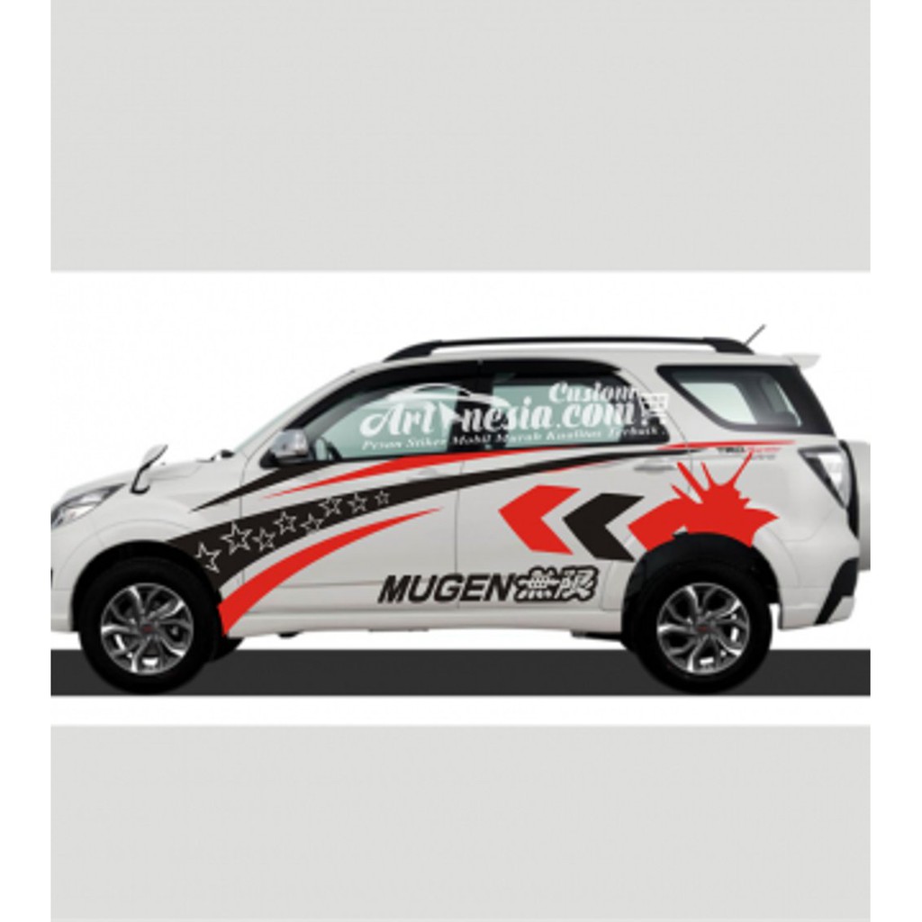 Stiker Mobil Terios Rush Elegant Terlaris Shopee Indonesia
