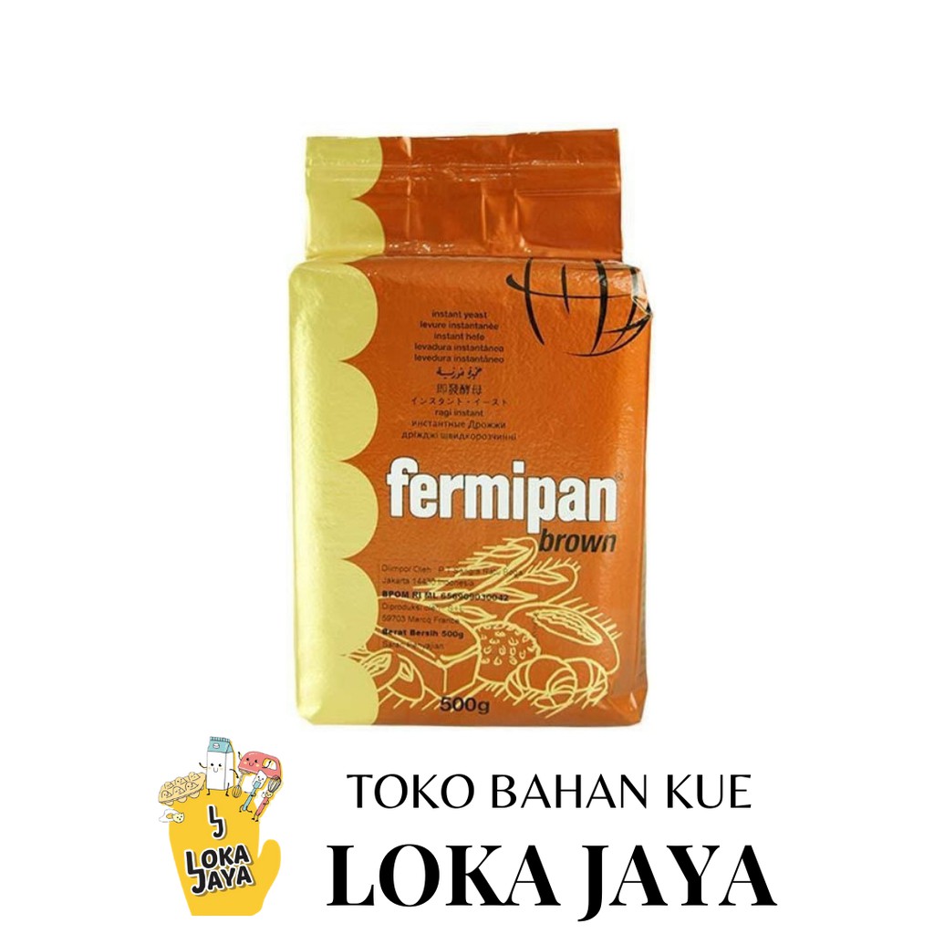 

FERMIPAN BROWN/RAGI PENGEMBANG ROTI 500G