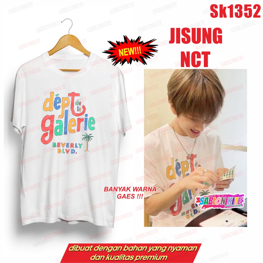 MURAH!!! KAOS NCT DREAM JISUNG DEPT GALERI SK1352 UNISEX