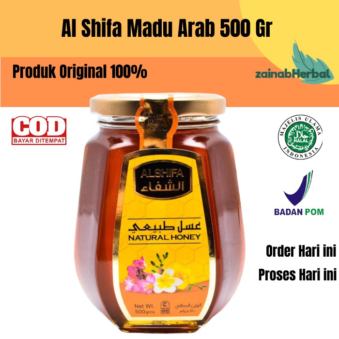 

Madu Arab - Al Shifa Natural Honey 500g asli
