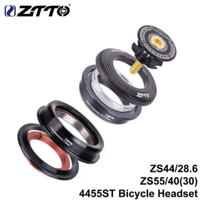 Headset ZTTO Tapper Tappered 44-55 mm Full Seal Bearing