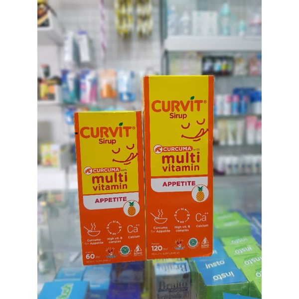 Curvit Sirup/Suplemen Makanan/Untuk Mencegah Defisiensi Kalsium