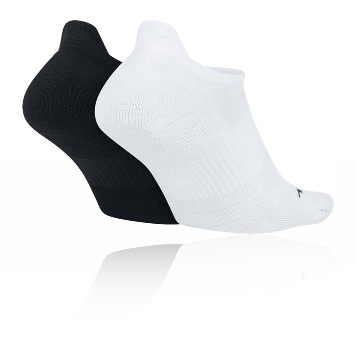 SALE Kaos Kaki Nike Multiplier No-Show Socks 2pk Black White Original