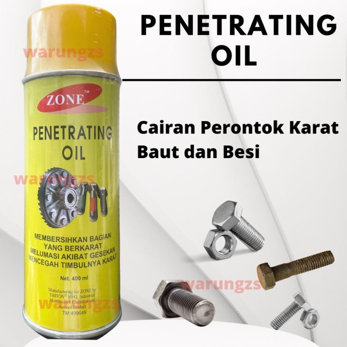 Pelumas Anti Karat Penetrating Oil Anti Karat Pelumas Perontok Karat