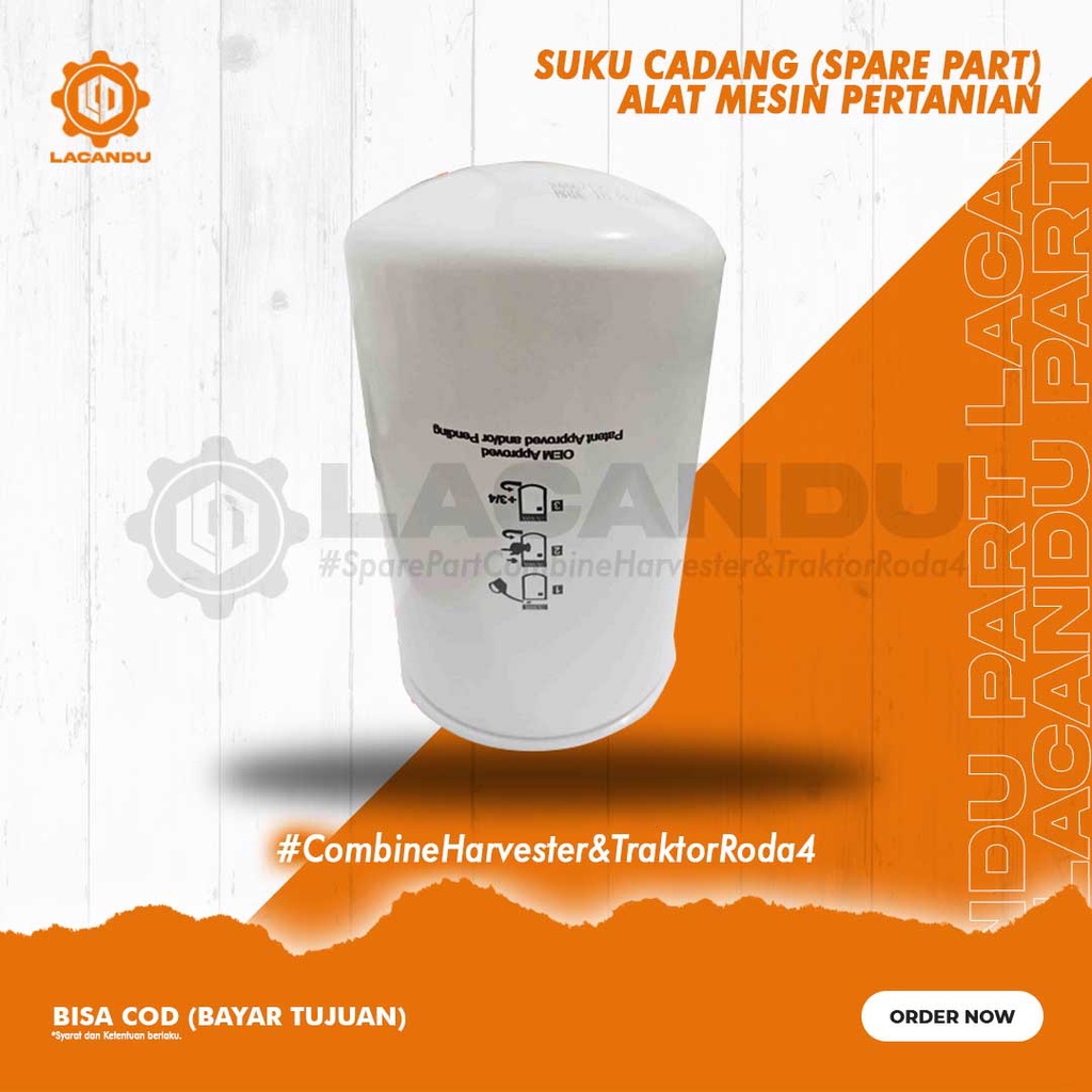 FILTER HIDROLIK (HYDRAULIC) TRAKTOR RODA 4 YANMAR TYPE 393 DAN 494 untuk TRAKTOR RODA 4