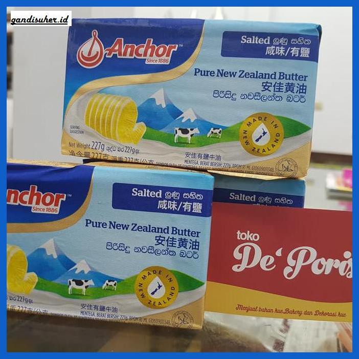 

Rettubagetnem- Anchor Salted Butter 227Grm -Asli-Slii.