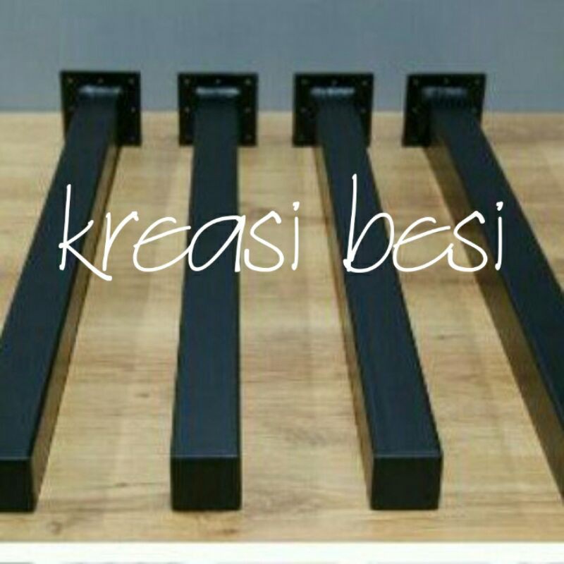 Kaki meja besi kotak besi holo 3cm x3cm