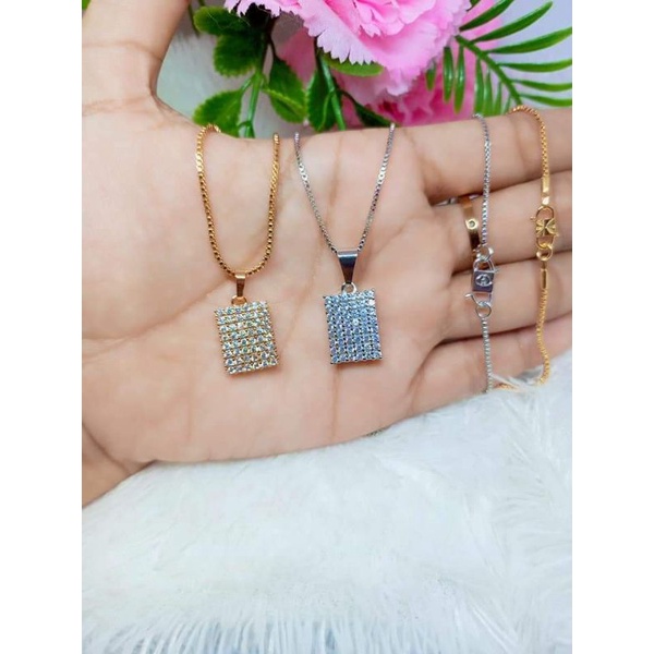 kalung Xuping yxy perhiasan dewasa liotin kotak
