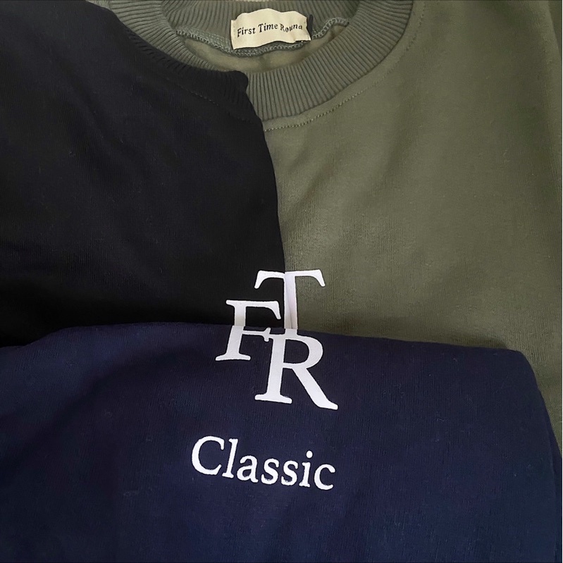 First Time Round - Classic Crewneck - Oxford