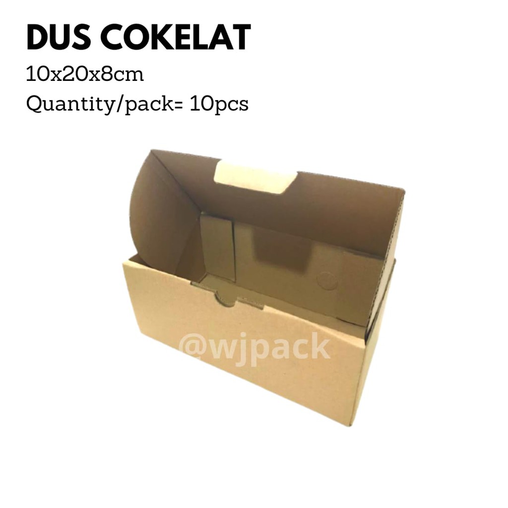 

DUS COKELAT 10X20X8CM/10PCS