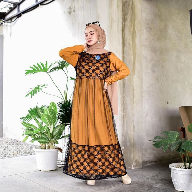 DRESS WANITA TILE MURAH / CORDY DRESS