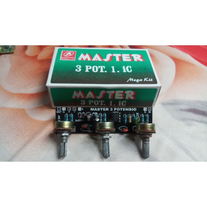 Master Mixer 3 potensio ic JRC original