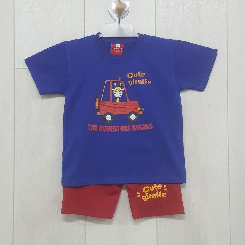 SETELAN KAOS ANAK LAKI-LAKI SML 1-3 TAHUN KREASI MODE 191219-5