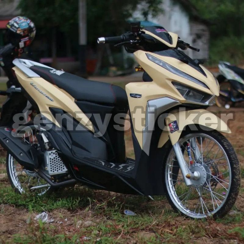 stiker skotlet cream glossy sticker motor terkeren di tahun 2023