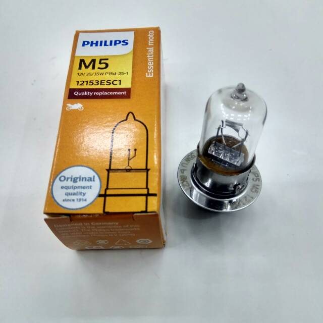 PHILIPS M5 LAMPU MOTOR BEBEK DAN METIC