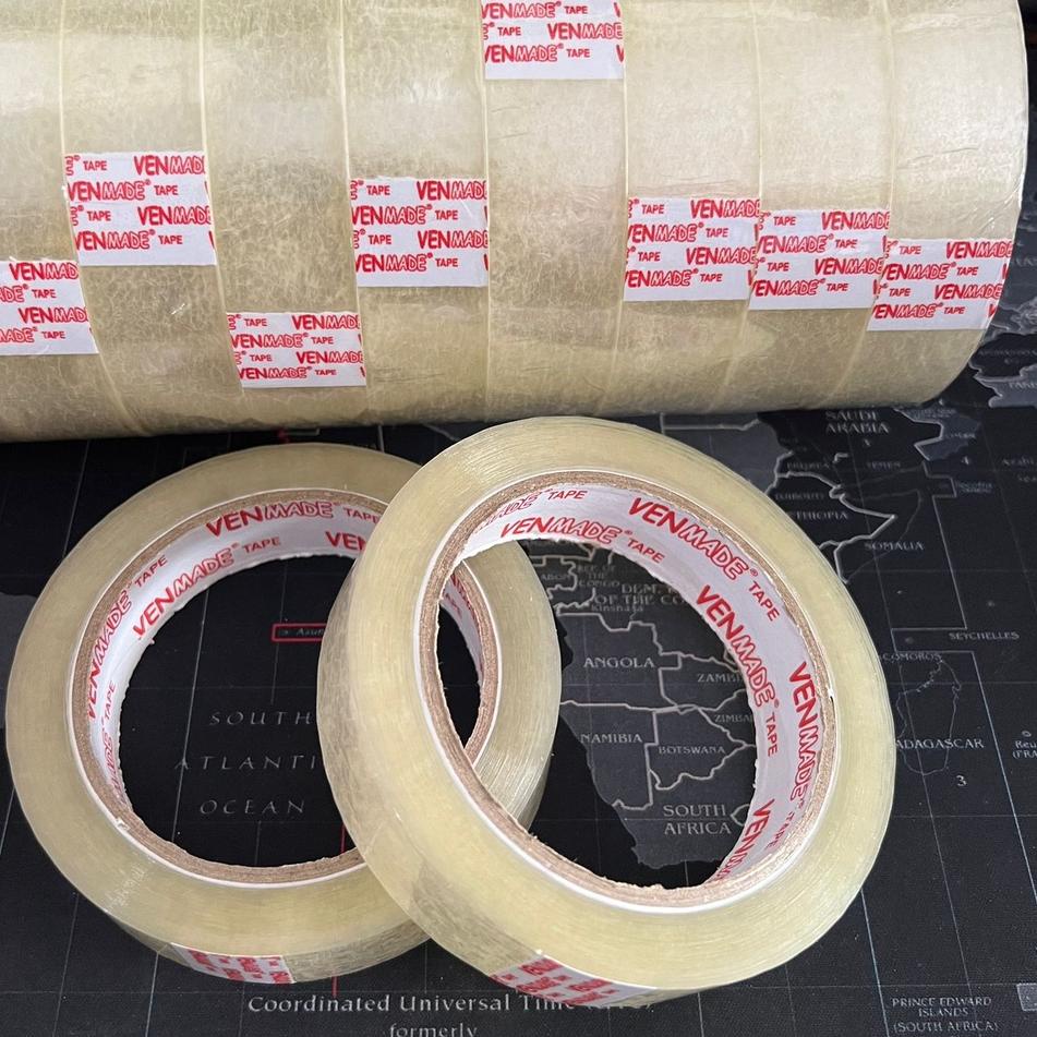 

Best - ISOLASI / SELOTIP KECIL / 1/2 INCH x 100 YARD / 12 MM MERK VENMADE 12 PCS