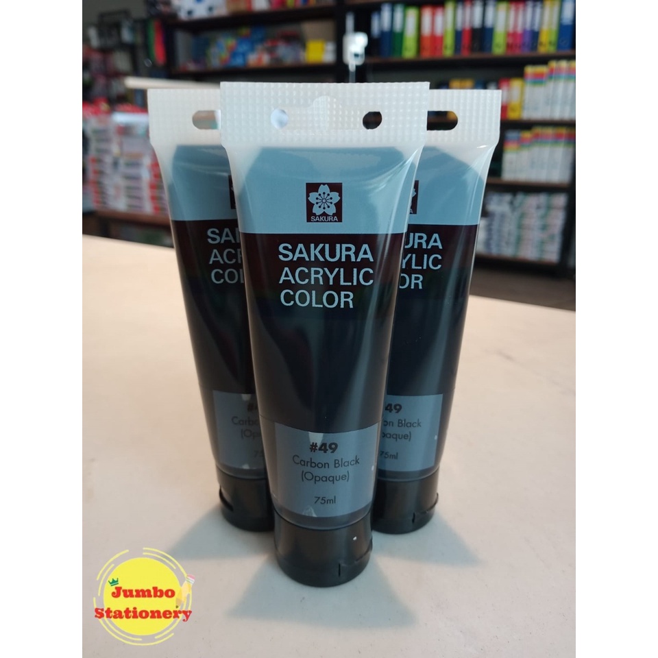 

CAT ACRYLIC SAKURA 75ML CARBON BLACK XAC75-49