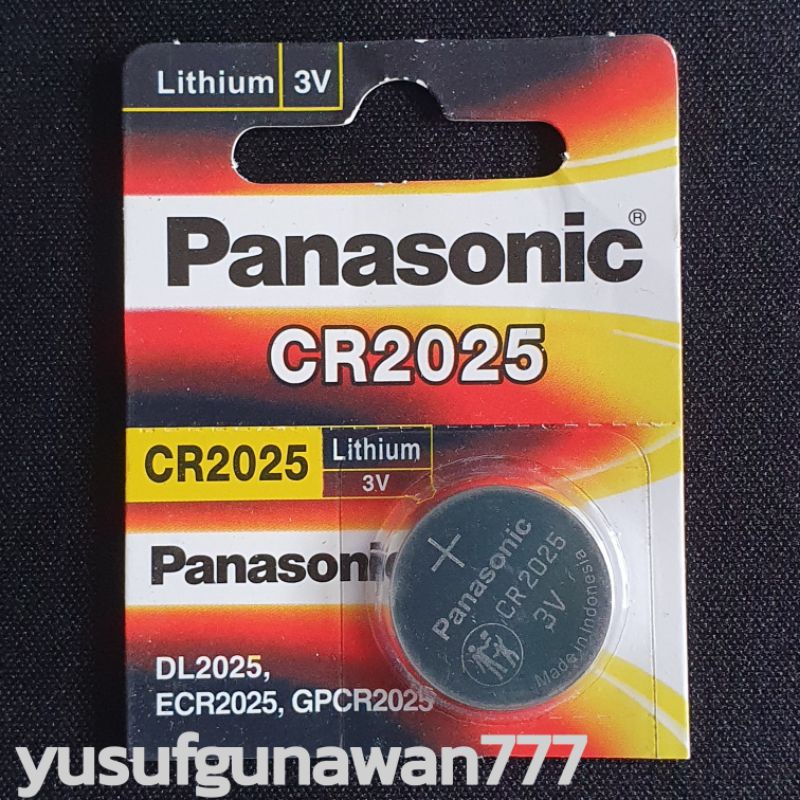 baterai batrai jam kancing CR2025 CR 2025 panasonic sony