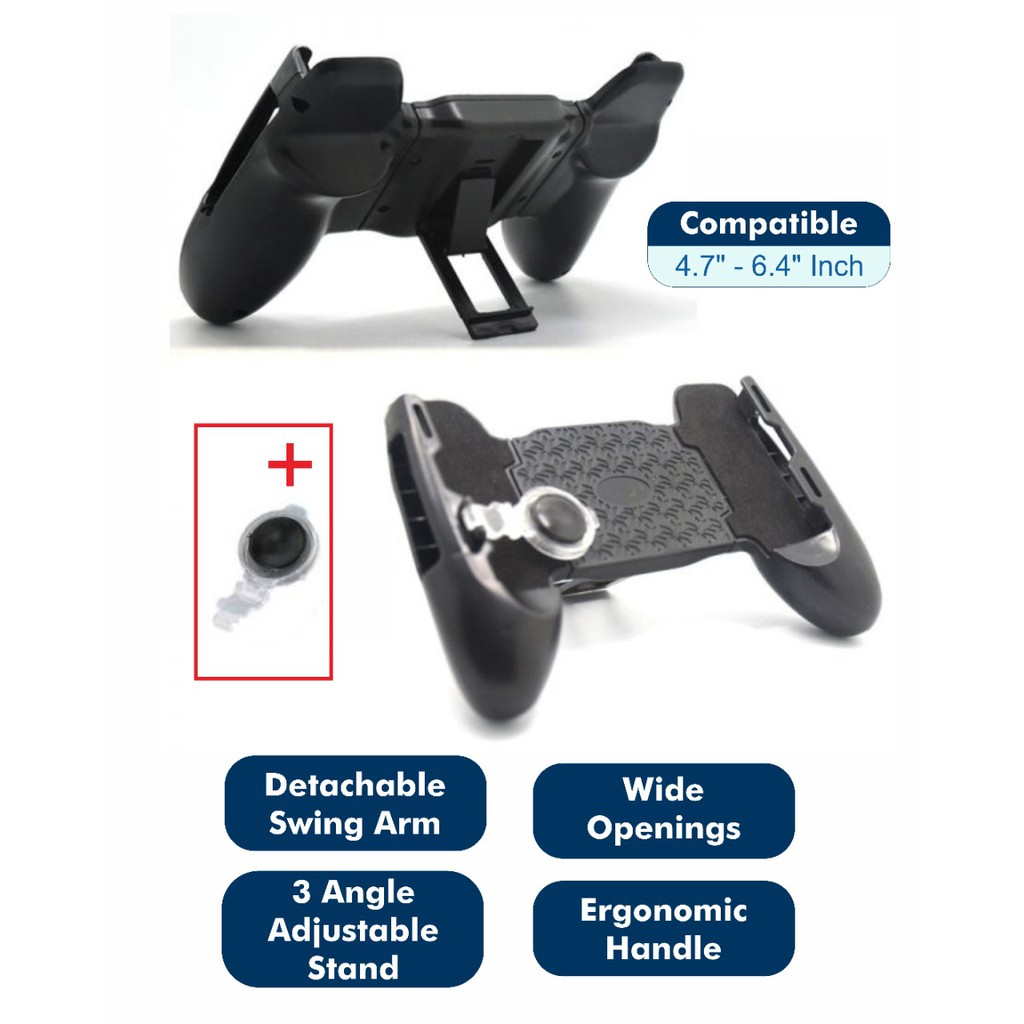 GRIP HAND GAMEPAD PLUS DOUBLE JOYSTICK JL-01
