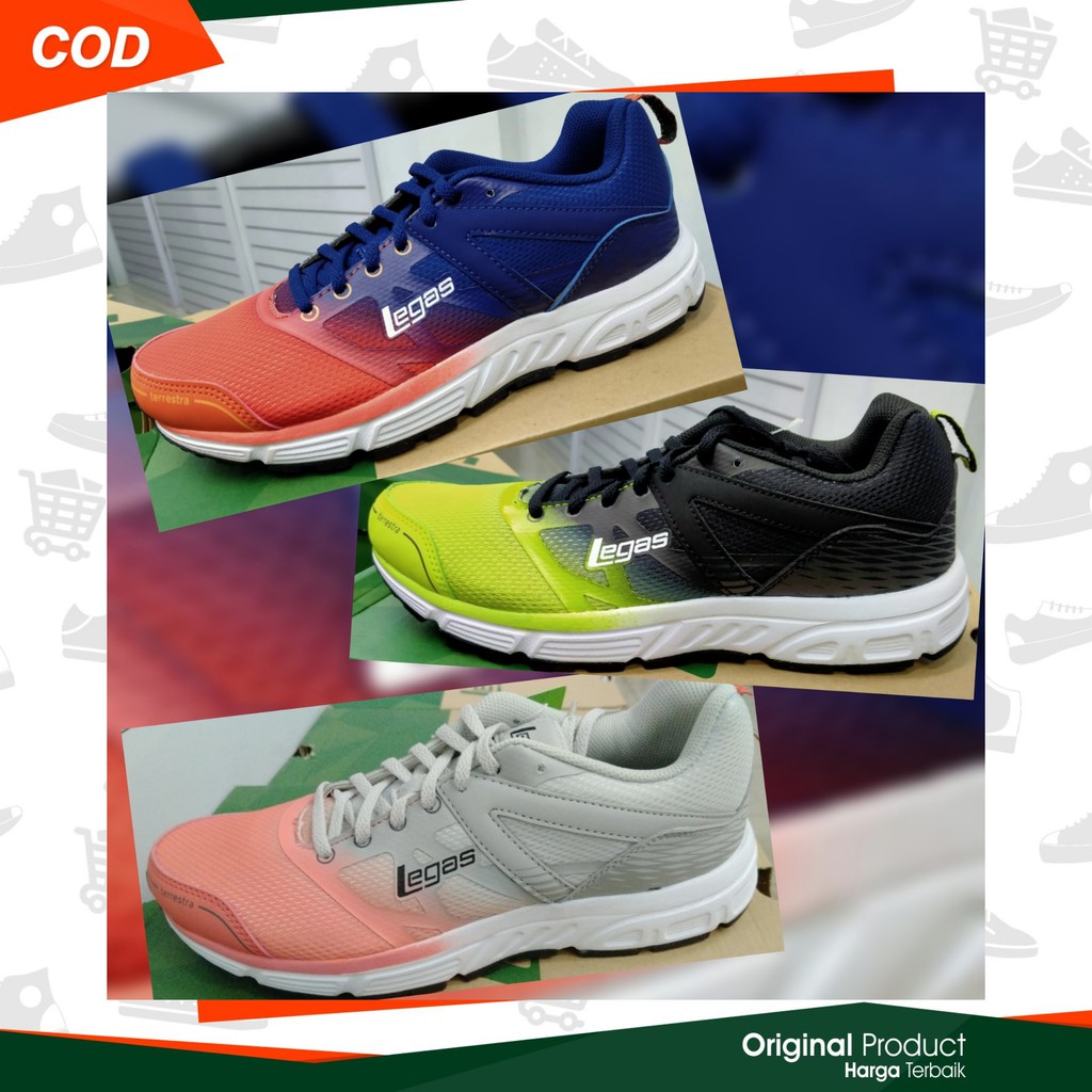 SEPATU RUNNING LEGAS TERESTRA X LA NEW ORIGINAL 100%
