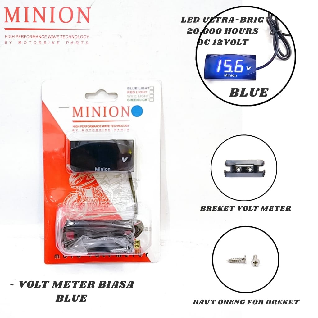 Voltmeter Aki MINION Volt Meter Digital Waterproof Universal