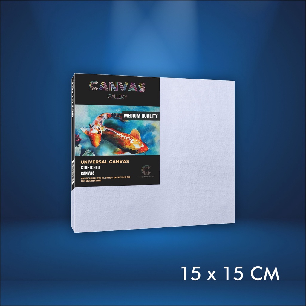 

KANVAS LUKIS 15X15 CM / WATER COLOR CANVAS / WHITE CANVAS / KANVAS / CANVAS - MEDIUM QUALITY