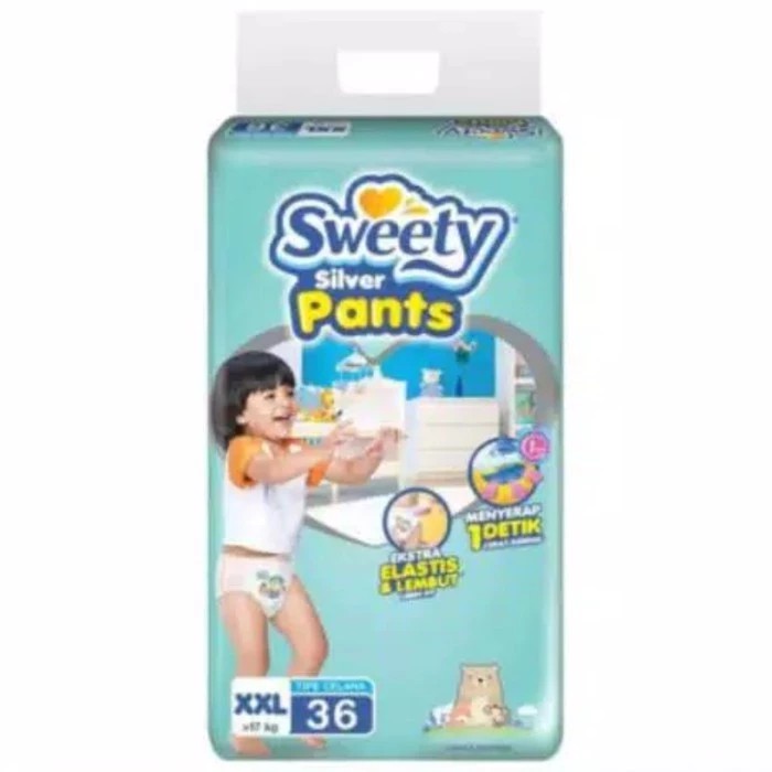 ❤ jselectiv ❤ SWEETY SILVER Pants XXL36 | Popok Bayi Celana SWEETY