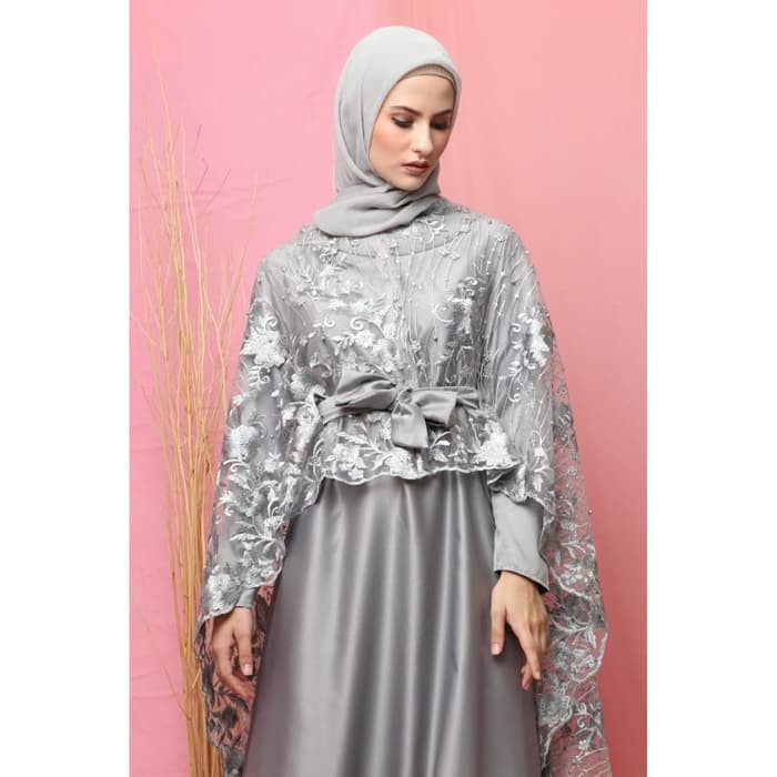 GAMIS PESTA NEW RANIA SILVER / GAMIS PESTA MEWAH
