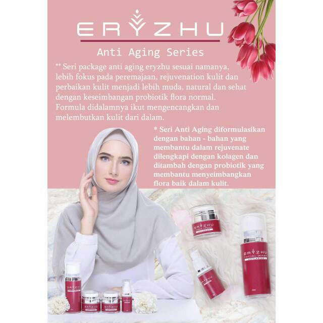 Eryzhu satu set platinum Anti aging bonus pouch cantik / eryzhu skimcare