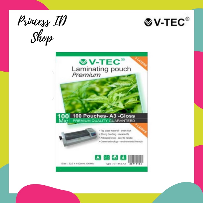 

PLASTIK LAMINATING POUCH V-TEC VT 442 - A3