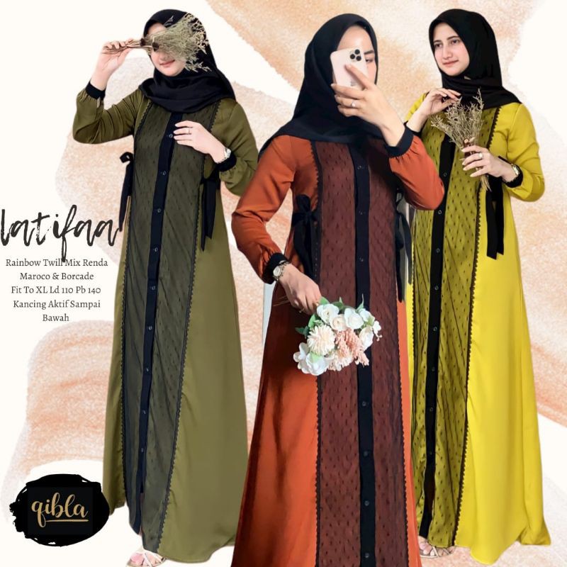 Gamis Terbaru - Latifah Dress by Qibla