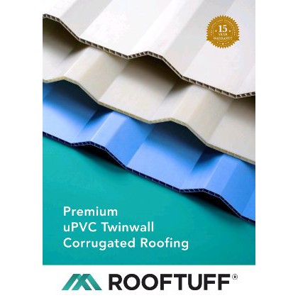 Promo  Atap UPVC Hollow ROOFTUFF Free Ongkir Jadetabek  Murah