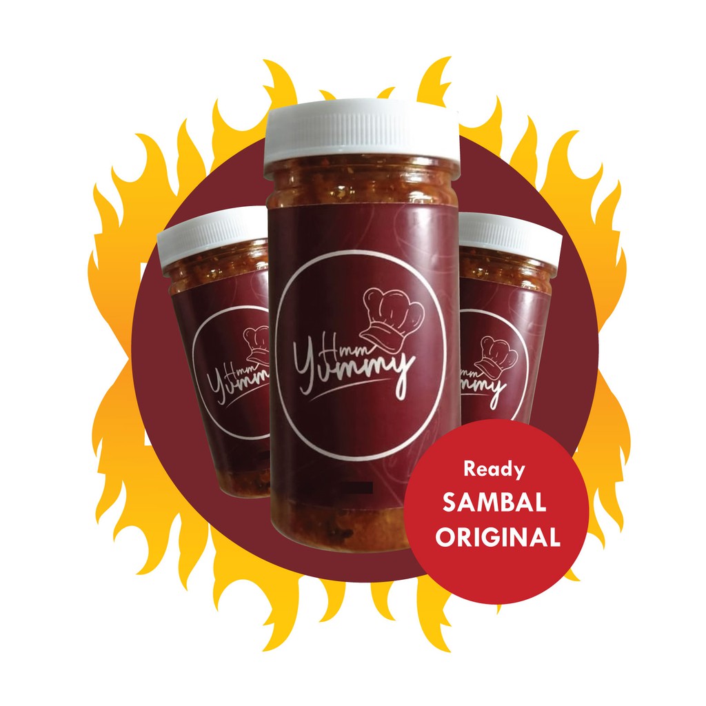 

SAMBAL ORIGINAL 200gr ( FREE 1Pcs BUMBU NASI GORENG 20gr )