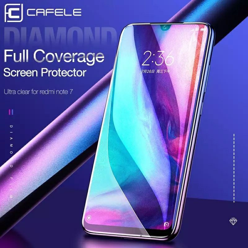 Full Cover Tempered Glass Xiaomi Redmi Note 7 Pro Cafele Original