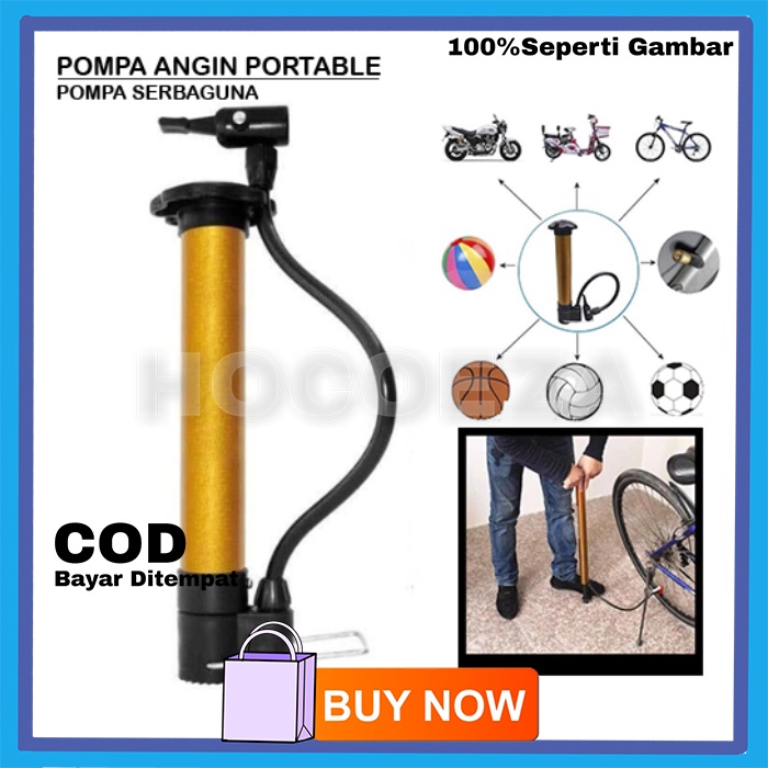 POMPA ANGIN MINI PORTABLE MULTIFUNGSI POMPA ANGIN BAN BALON KASUR BALON RENANG VA285