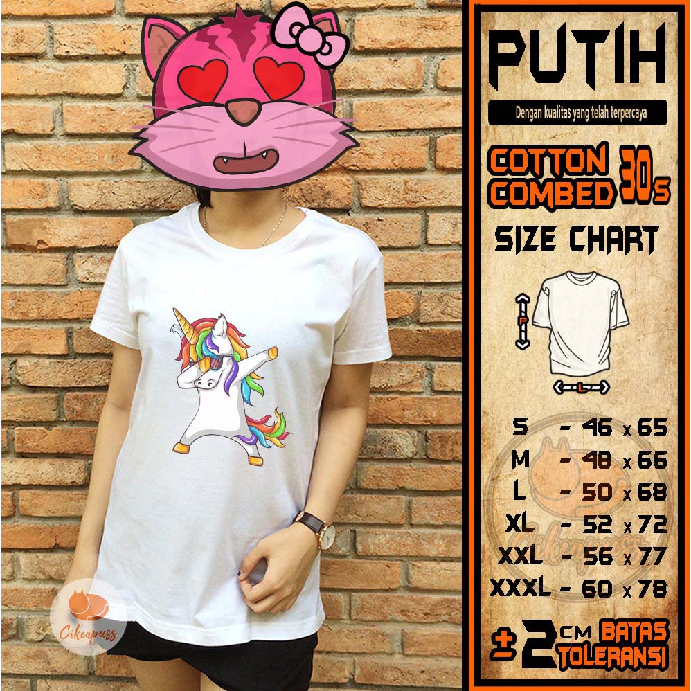  KAOS  DABBING UNICORN  BEST SELLER KAOS  CASUAL DISTRO 